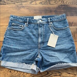 Everlane Cheeky Jean Shorts, Vintage Blue, size 31 NWT